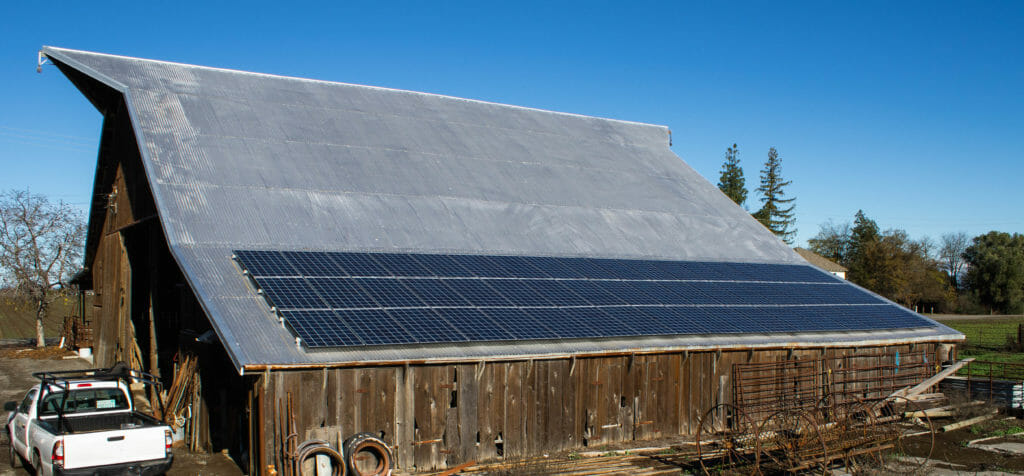 solar barn project
