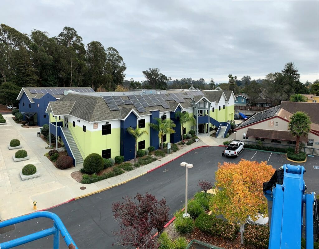 town houses solar project