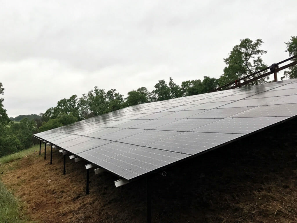 88 ground mount solar panels